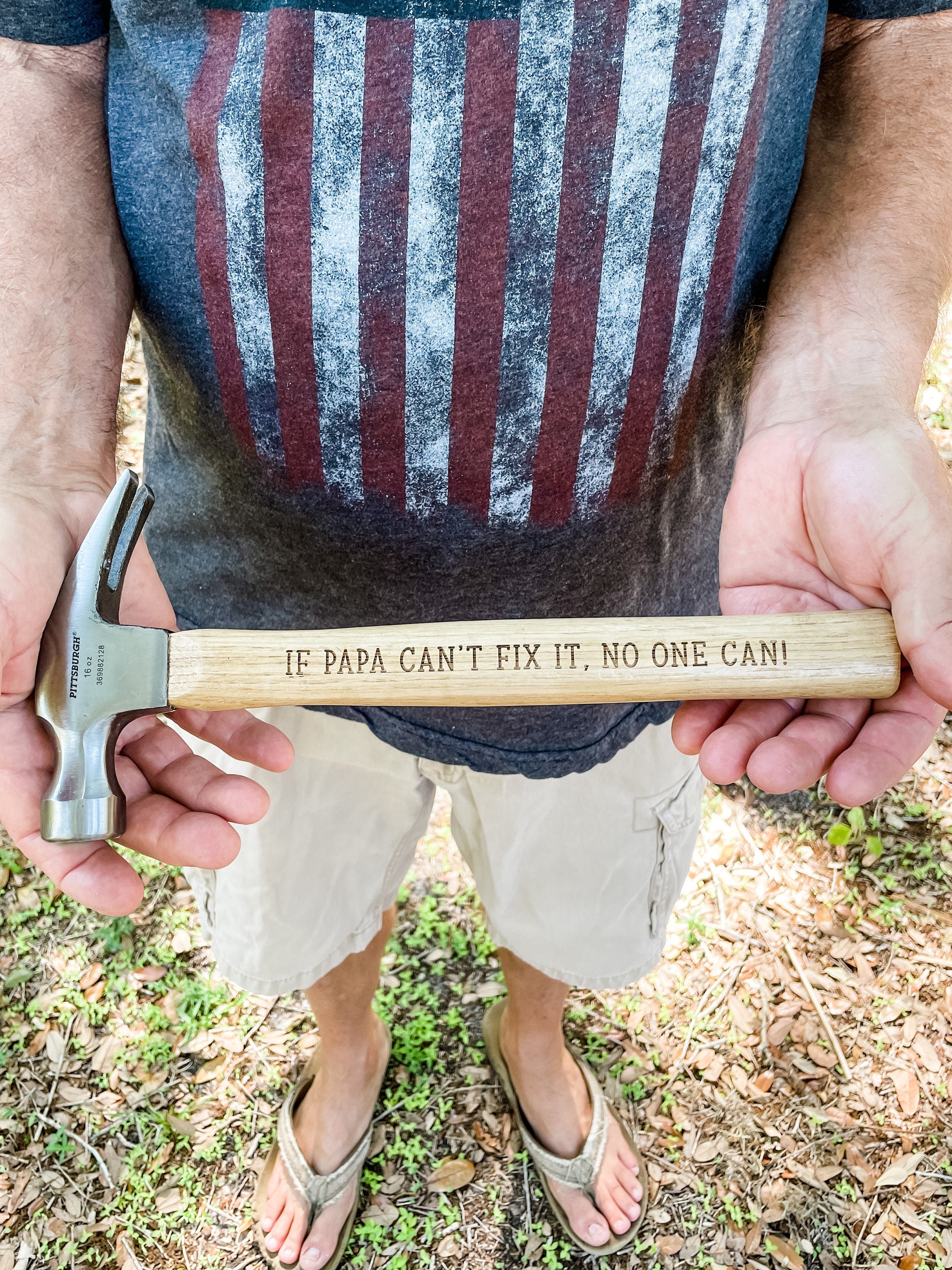 If Grandpa Can't Fix It No One Can Engraved Father's Day Grandpa