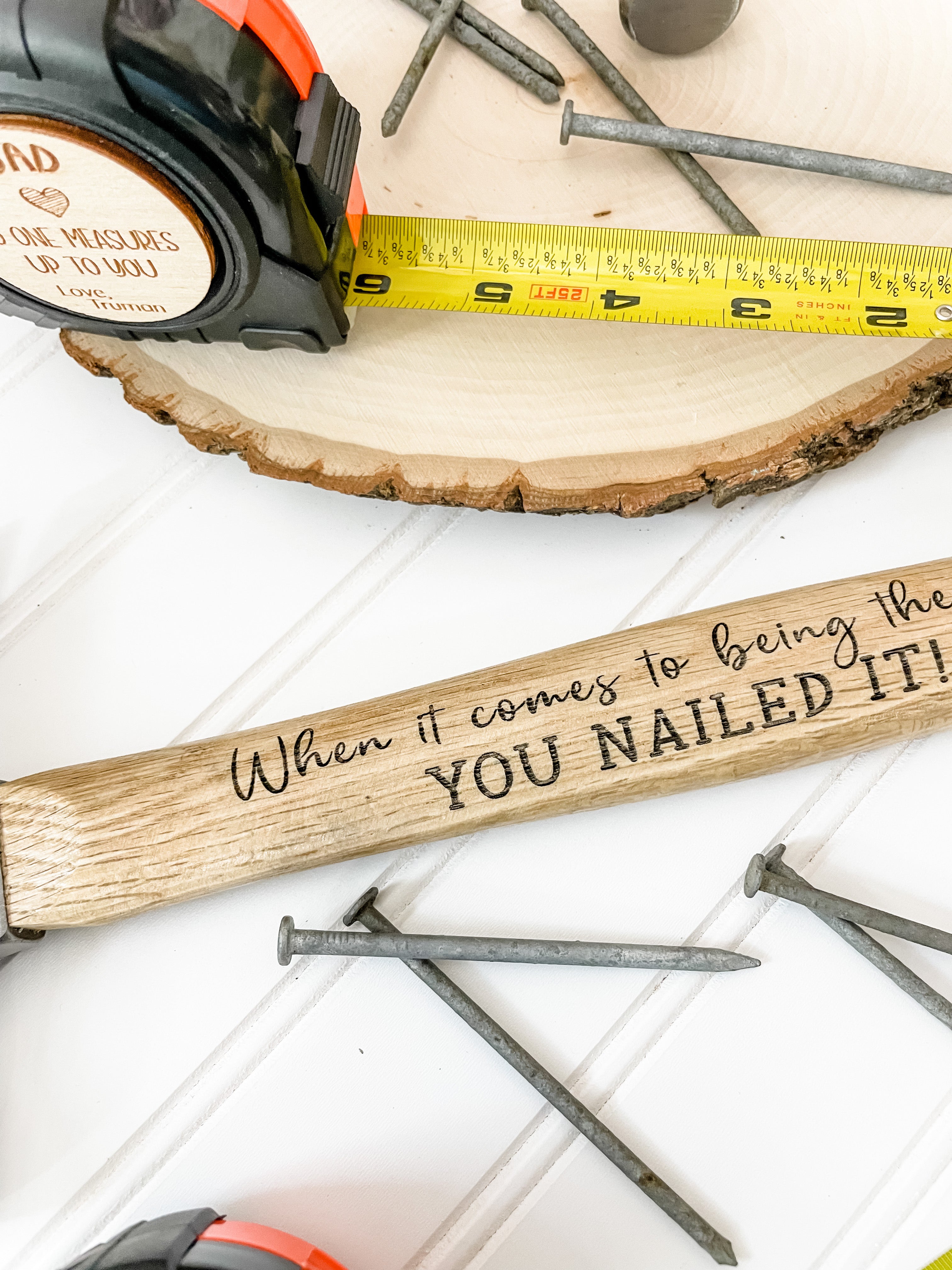 No One Measures up Personalized Tape Measure, Fathers Day Gift From  Daughter, Personalized Gifts for Dad 