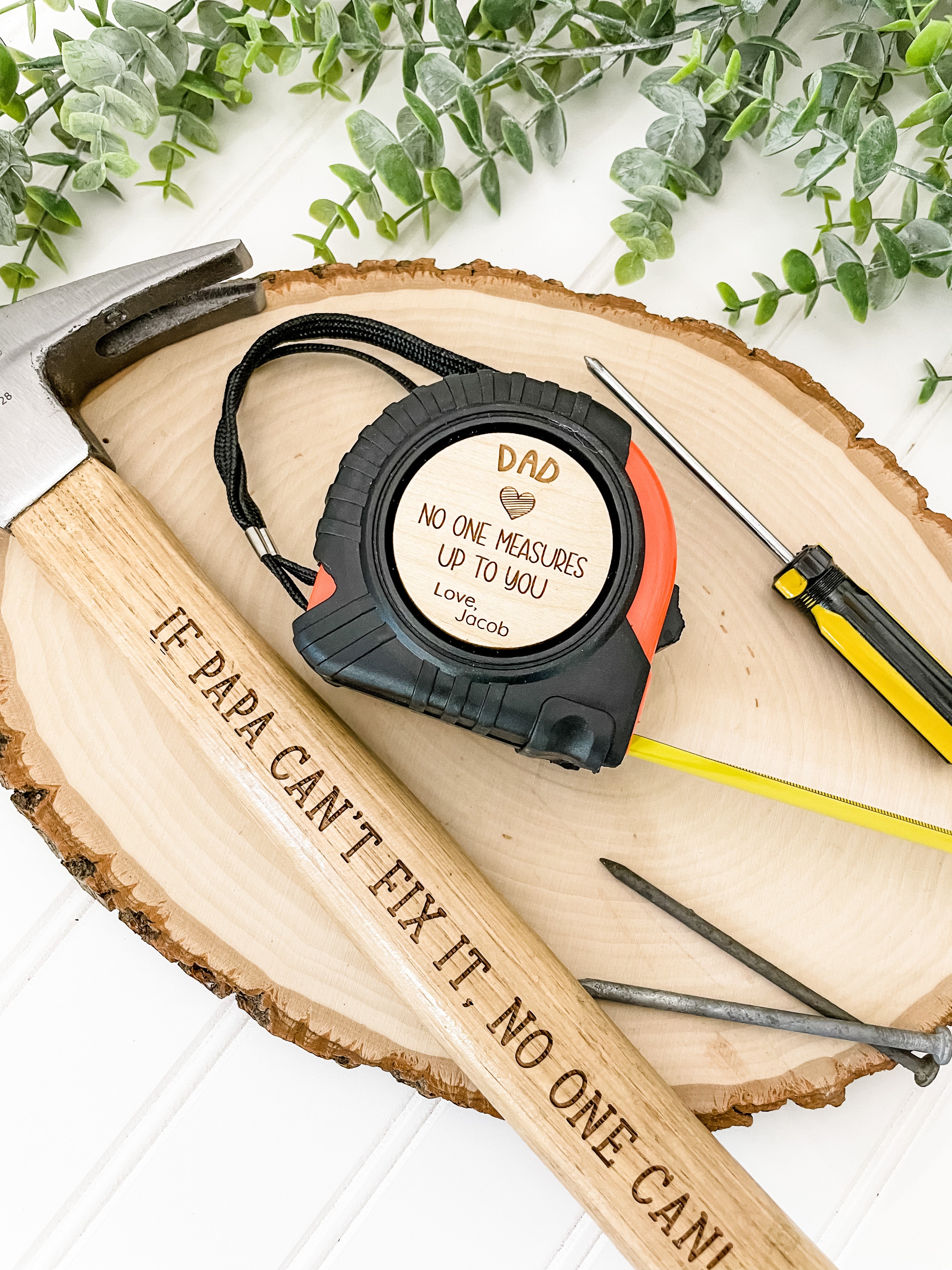 Personalized Father's Day Tape Measure - No one Measures up to You