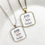 Pray Love Teach Necklace for Teachers