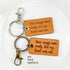 Your Wings Were Ready Genuine Leather Memorial Keychain