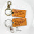 Never More Than a Thought Away Genuine Leather Memorial Keychain