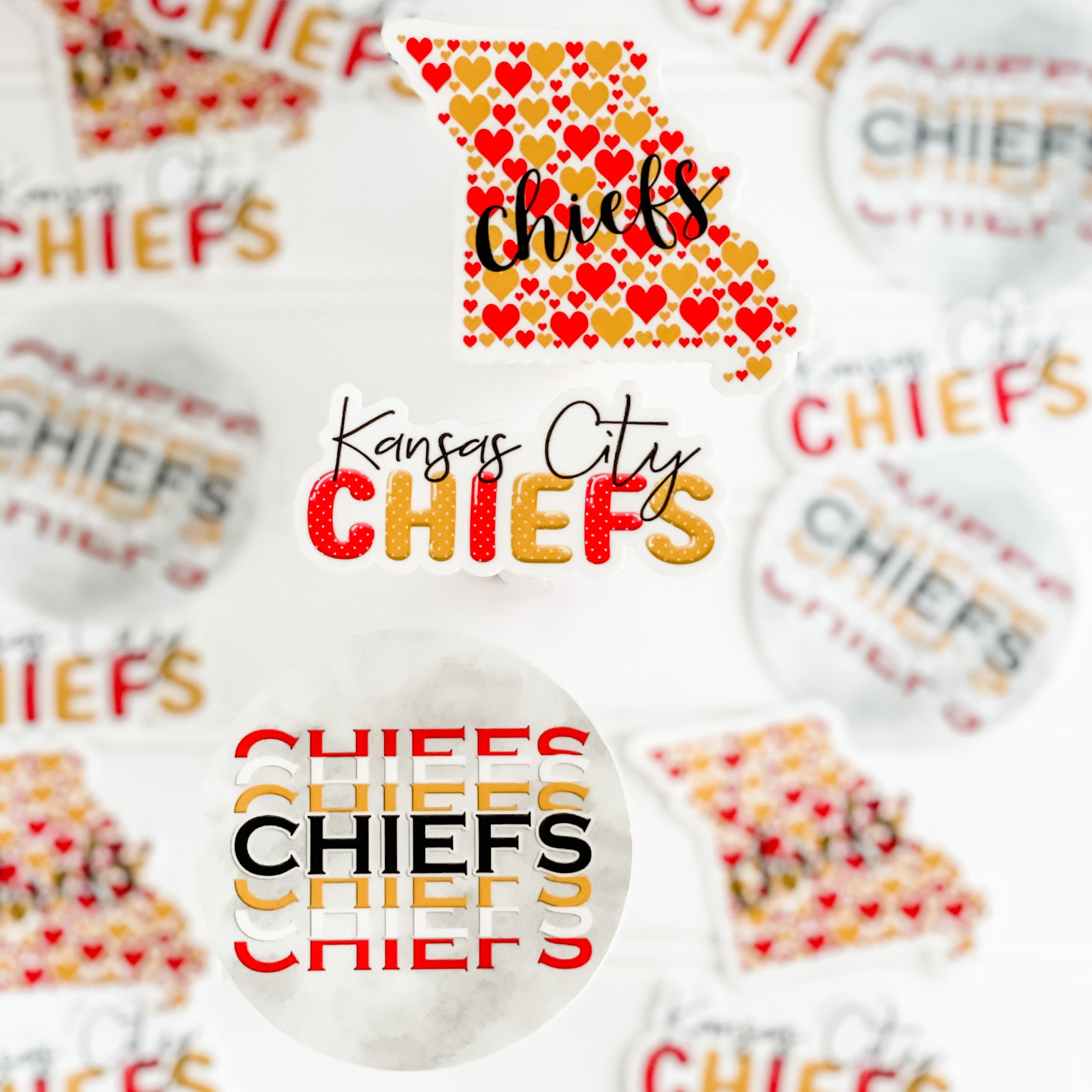 Kansas City Chiefs Sticker Bundle – Hello Holly