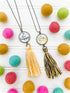 Bee Long Tassel Necklace