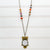 Owl Paper Bead Necklace