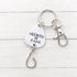 Papa Fishing Keychain