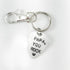 Papa You Rock Guitar Pick Keychain