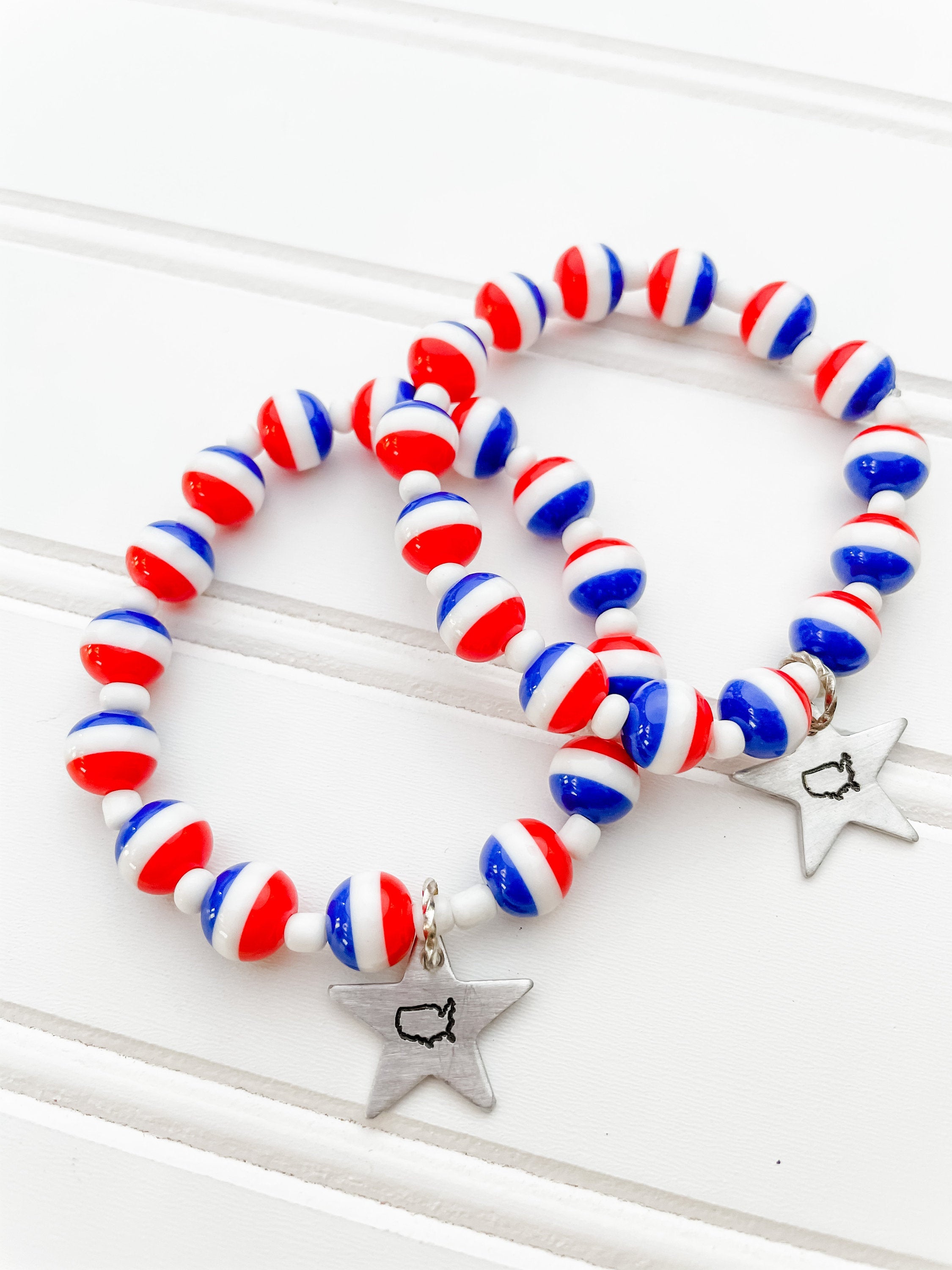 Fourth of July Crafts: {Kid Made} Patriotic Jewelry