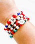 Patriotic Stretchy Beaded Bracelets