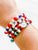 Patriotic Stretchy Beaded Bracelets