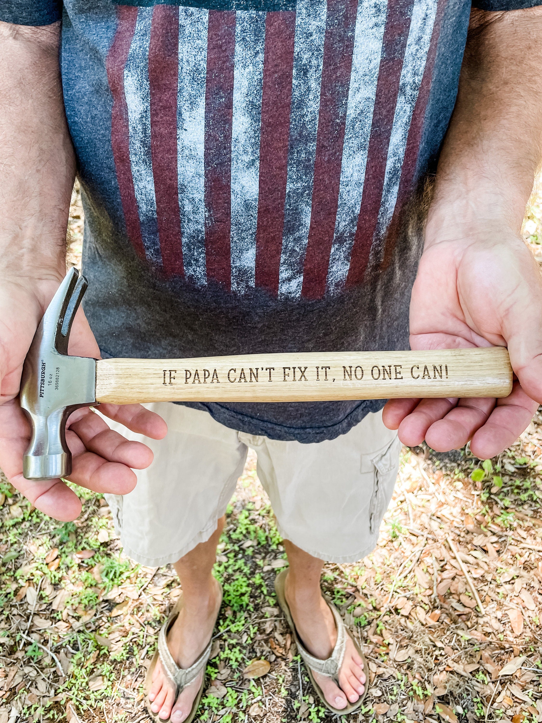 If Grandpa Can't Fix It No One Can - Custom Father's Day Engraved